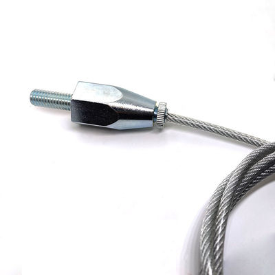 حبل الأسلاك الفولاذية المضغوطة مع قفزة خطاف التبديل الكابل المقبض تعليق مجموعة