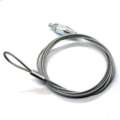 إضاءة كابل معلق سلك تعليق فولاذي ماسك كابل السقف