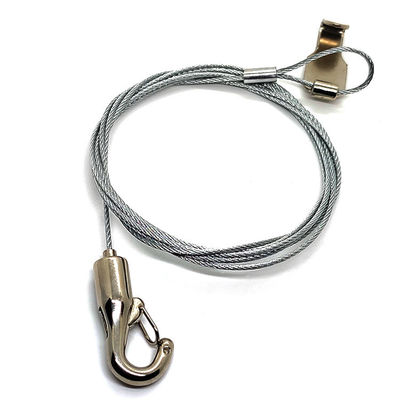 ملحق نظام تعليق المعرض، ماسك كابل بخطاف تثبيت لتعليق اللافتات