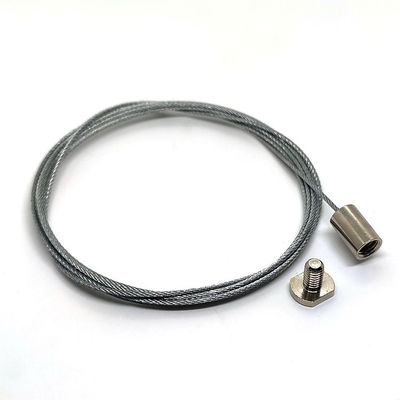 مجموعة تعليق إضاءة السلسلة مع قابض كابل السقف السلكي الفولاذي القابل للتعديل