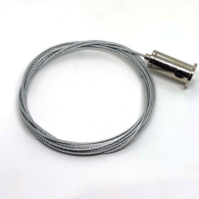 مجموعة تعليق إضاءة السلسلة مع قابض كابل السقف السلكي الفولاذي القابل للتعديل