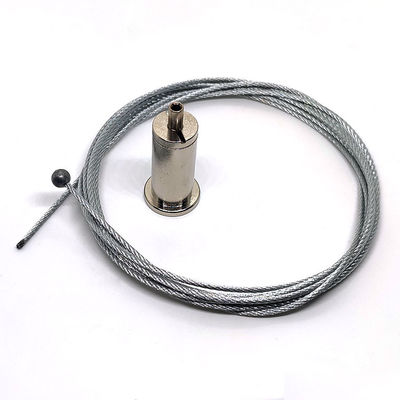 مجموعة تعليق إضاءة السلسلة مع قابض كابل السقف السلكي الفولاذي القابل للتعديل