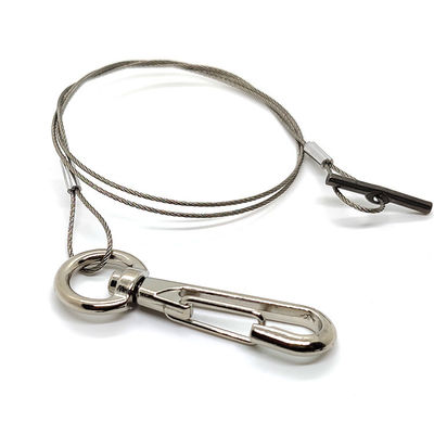 سلك من الفولاذ المقاوم للصدأ الحبل الحبل مع المكونات النهائية للنباتات الأواني معلقة