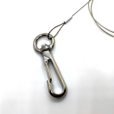 سلك من الفولاذ المقاوم للصدأ الحبل الحبل مع المكونات النهائية للنباتات الأواني معلقة