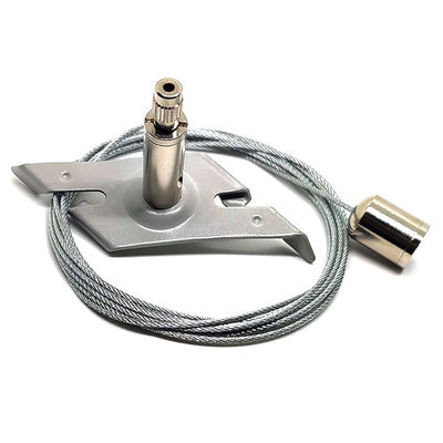 قناة ألومنيوم LED مع مثبت سلك التعليق، وتركيبات إضاءة مع مشابك تثبيت