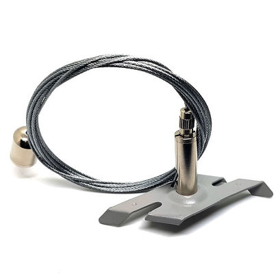 قناة ألومنيوم LED مع مثبت سلك التعليق، وتركيبات إضاءة مع مشابك تثبيت