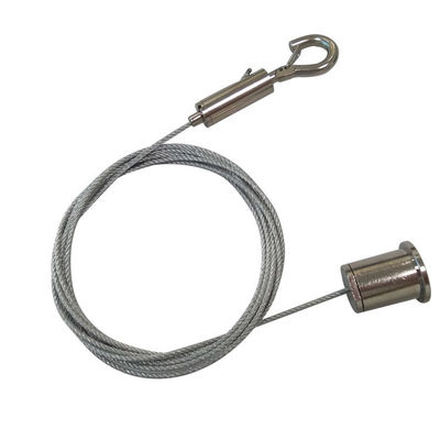 طقم تعليق نظام عرض اللافتات مع مشبك كابل الطائرات، سلك فولاذي