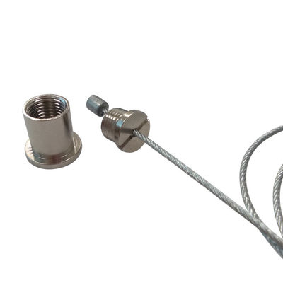 طقم تعليق نظام عرض اللافتات مع مشبك كابل الطائرات، سلك فولاذي