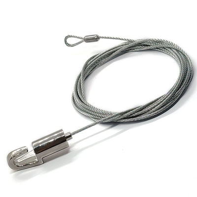 Steel Cable Sling With Adjust Cable Gripper For Picture Hanging Systems