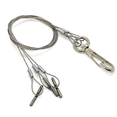 ثلاثة أرجل من الفولاذ المقاوم للصدأ حبل سلكي نظام شنق الكرة الزهرية