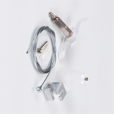 أدوات تعليق إضاءة المسار مع مصراع حبل سلكي معقوف وتثبيت الكابل