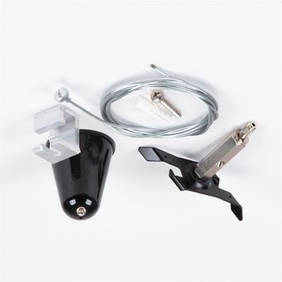 أدوات تعليق إضاءة المسار مع سلك السقف العقدة المقبض حامل المعدن