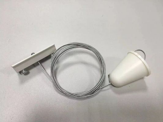 أدوات تعليق إضاءة المسار مع سلك السقف العقدة المقبض حامل المعدن