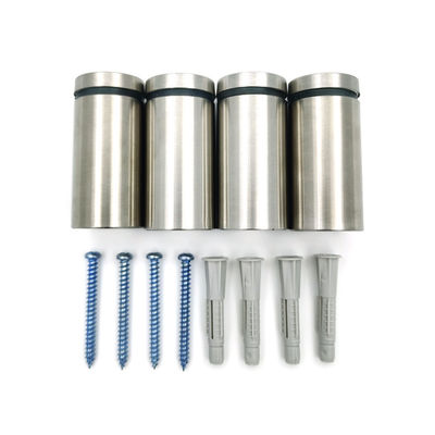 مشابك تثبيت فاصل إعلانات مجوفة، مشبك عرض، برغي إعلانات من الفولاذ المقاوم للصدأ