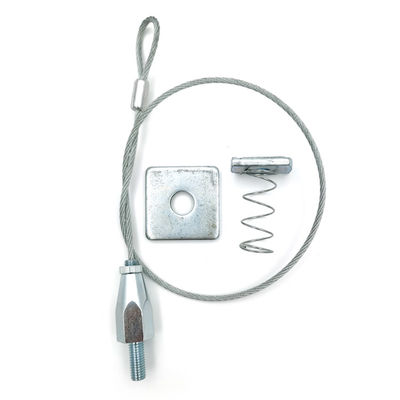 مجموعة تعليق أسلاك الفولاذ موصل تعليق هيكل قناة C مع أنظمة ماسك الكابلات مع Unistrut