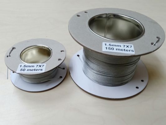 الحبل من الفولاذ المقاوم للصدأ 304 316 الحبل 4mm 1 x 19 7 x 7 الحبل