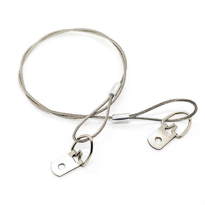 سلك الأمان D-الحلقة المسمار نظام سلك معلق الفولاذ المقاوم للصدأ