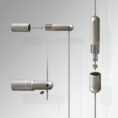 نظام تعليق السقف بسلك من الفولاذ المقاوم للصدأ، طقم تعليق الصور على الحائط بالسقف
