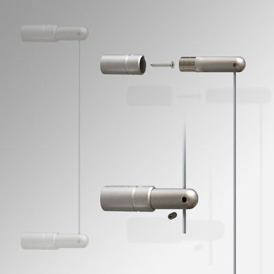 نظام تعليق السقف بسلك من الفولاذ المقاوم للصدأ، طقم تعليق الصور على الحائط بالسقف