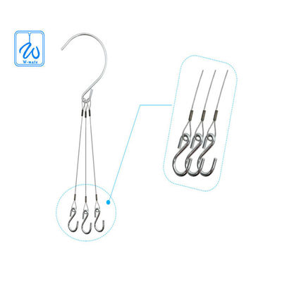 مجموعات تعليق كابل فولاذي محمول بطول ثلاثة أقدام لأواني الزهور