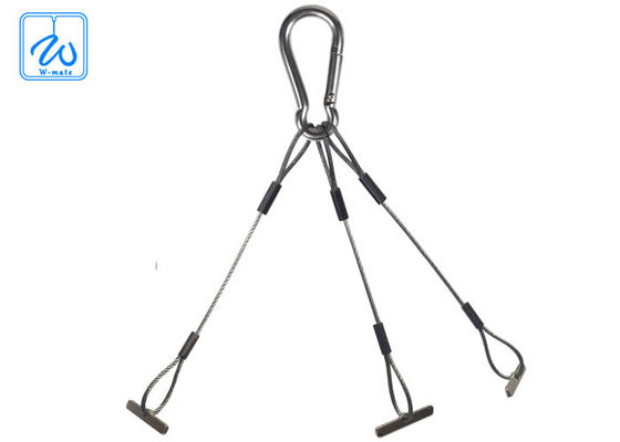 مجموعات تعليق كابل فولاذي محمول بطول ثلاثة أقدام لأواني الزهور