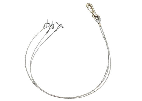 طقم تعليق إناء الزهور القابل للتعديل بثلاث أرجل، طقم تعليق سلكي لإناء الزهور