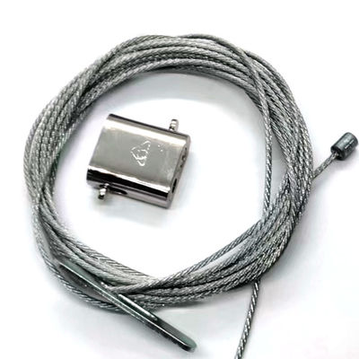 إضاءة النحاس قابلة للتعديل سلك الحبل مقفل قبضة للكابل مع الحلقات