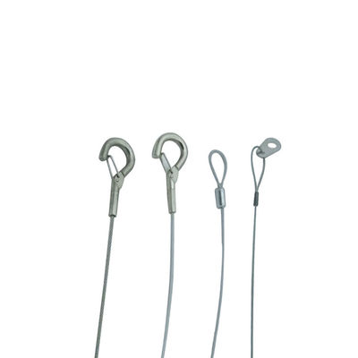 سلك حديدي حبل مع خطاف لمعرض الإضاءة وتعليق