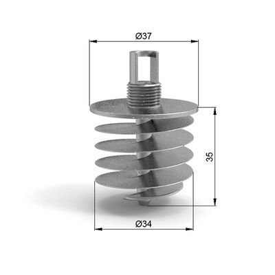 ربط المسكّن الممتص المعدل للأسلاك المعلّقة لألواح السقف الصوتية