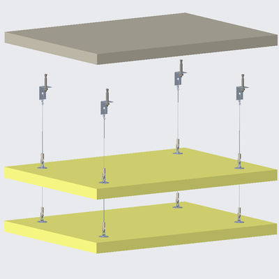 مجموعة تعليق قابلة للتعديل لمرساة ممتص السقف مع خطاف أمان