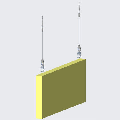 حامل سلك قابل للتعديل لمثبتات السقف الحلزونية لمجموعة التعليق