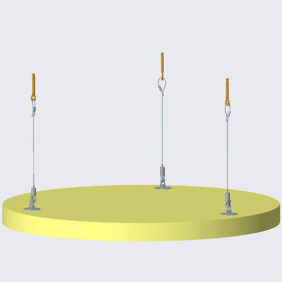 الطول المخصص للكابل نظام تعليق سقف معصوم للصوت للإضاءة / المعرض / السقف الصوتي