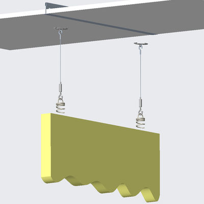 Customizable Stainless Steel Wire Ceiling Suspension System with Dual Cable Outlet