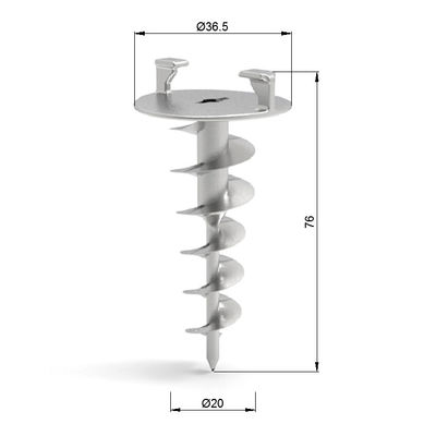 مادة مسموعة للصوت نظام تعليق كفاءة بناء مرن سقف مسموع للصوت