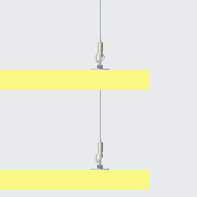 سهلة لتثبيت مصباح الشمعدان لوحة الصوتية مجموعة الأسلاك نظام تعليق المواد خفيفة الصوت