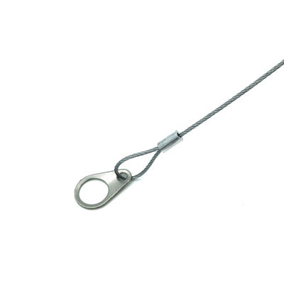 سماعة أمان كابل من الفولاذ المقاوم للصدأ سلك أمان حبل لسماعة السقف مثبتة على السقف أو على الحائط أضف الأمان لتعليق الضوء قفل الكاميرا مكبر الصوت DIY في القاعة سيارة بار المعرض