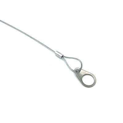 سماعة أمان كابل من الفولاذ المقاوم للصدأ سلك أمان حبل لسماعة السقف مثبتة على السقف أو على الحائط أضف الأمان لتعليق الضوء قفل الكاميرا مكبر الصوت DIY في القاعة سيارة بار المعرض