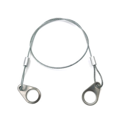سماعة أمان كابل من الفولاذ المقاوم للصدأ سلك أمان حبل لسماعة السقف مثبتة على السقف أو على الحائط أضف الأمان لتعليق الضوء قفل الكاميرا مكبر الصوت DIY في القاعة سيارة بار المعرض