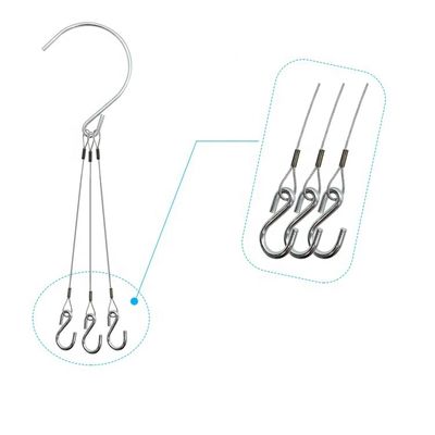 Galvanized Steel Wire Rope Fixing Kit with Double Gripper and Loop