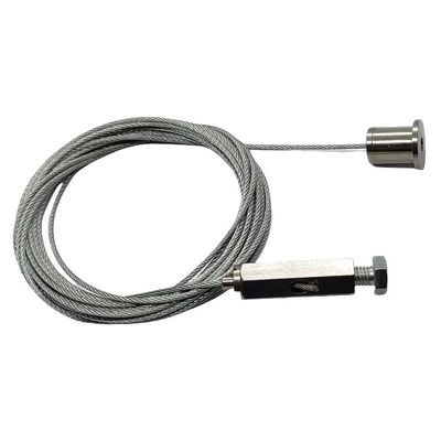 مجموعة نظم إضاءة السقف المعلقة بالأسلاك من الفولاذ المقاوم للصدأ