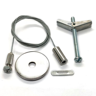 مجموعة تعليقات إضاءة LED من الفولاذ المقاوم للصدأ لأضواء الألواح