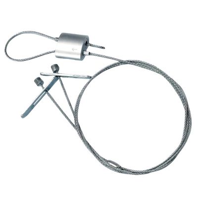 20*20 مم ماسك حلقة الكابل بكسر تحميل 900 نيوتن لنظام تعليق الإضاءة