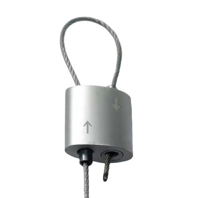 عقدة حلقة الكابل المزدوجة من الفولاذ المقاوم للصدأ مع حمولة كسر 300N لأنظمة شنق والإضاءة