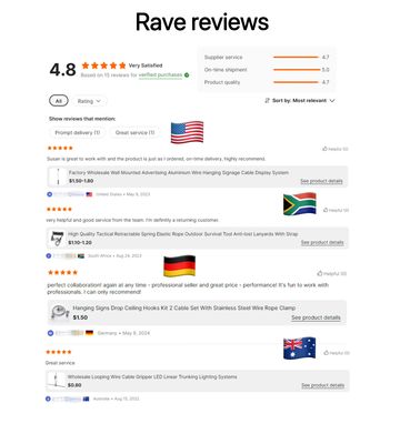 ممسك حلقة كابل نحاسي لأسلاك الفولاذ بقطر 0.6 مم ~ 2.0 مم مع توصيل خلال 7 أيام وكمية طلب لا تقل عن 100 قطعة