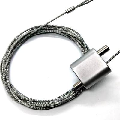 أداة تثبيت كابل من الفولاذ المقاوم للصدأ مع حمل كسر 5000 نيوتن وحجم 30 * 30 مم لأنظمة التعليق سهلة التركيب