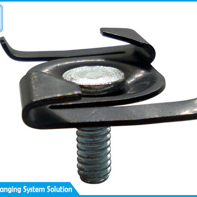 مشابك كابلات فولاذية على شكل حرف T لمواد البناء، شبكة سقف معلق على شكل حرف T