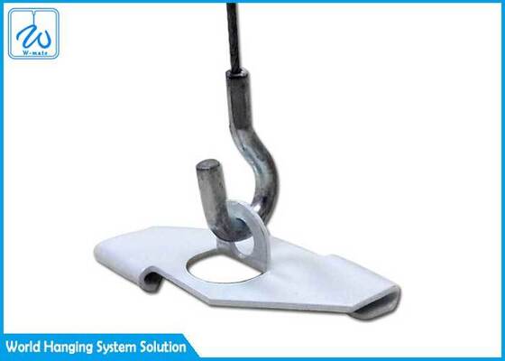 مشابك كابلات فولاذية على شكل حرف T لمواد البناء، شبكة سقف معلق على شكل حرف T