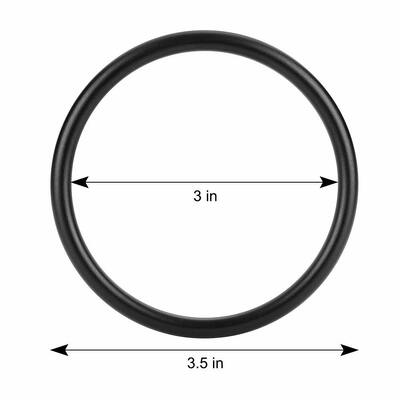 حلقات التشطيب السوداء من الألومنيوم