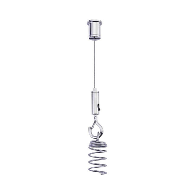 Stainless Steel Wire Sling Sets Adjustable Wire Gripper Ceiling Coupler Cable Suspension Kit Track Light
