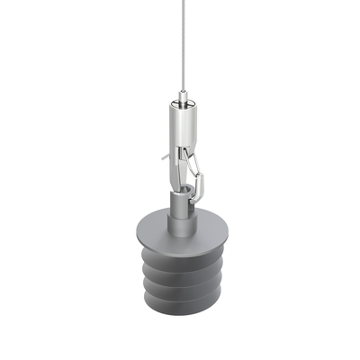 Adjustable Metal Hanging Kit Acoustic Panel Suspension System Custom Cable Gripper Hook ISO9001 Certified Custom Surface Finish (معدات تعليق المعدات المعدنية المعتمدة)